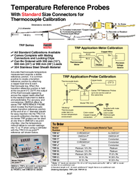 Thumbnail of document Data Sheet - TRP-B Temperature Reference Probes for Thermocouple Calibration